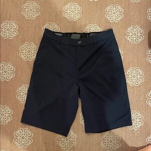 Nike Men's Dark Blue Flat Front Shorts